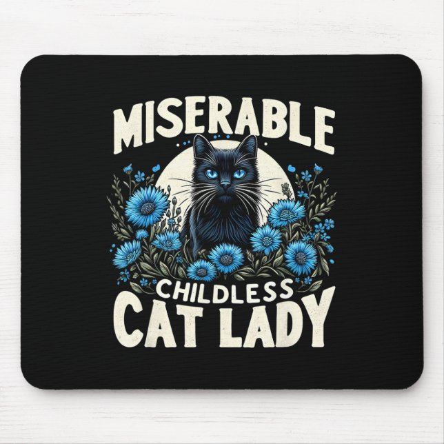 Mousepad Senhoras Miseráveis Da Mulher Gato-Iva Da Eleição (Frente)