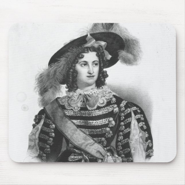 Mousepad Senhorita George no papel da rainha (Frente)