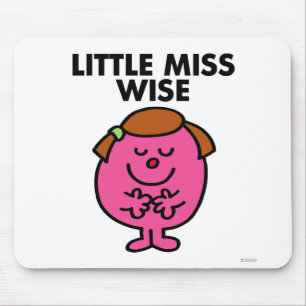 Mousepad Senhorita pequena contemplativa Sábio