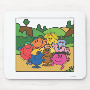 Mousepad Senhorita pequena Grupo Amigo