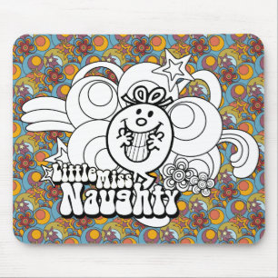 Mousepad Senhorita pequena Impertinente Com Corajoso Fundo