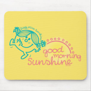 Mousepad Senhorita pequena Luz do sol do bom dia