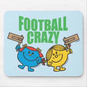 Mousepad Senhorita pequena Luz do sol & futebol dos risos