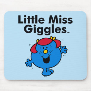 Mousepad Senhorita pequena pequena Riso Gosto Riso da