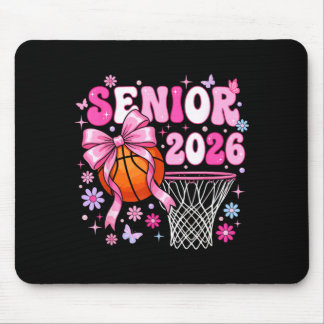 Mousepad Senior 2026 class of 2026 basketball coquette bow