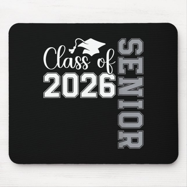 Mousepad Senior 2026 class of 2026 high school college (Frente)