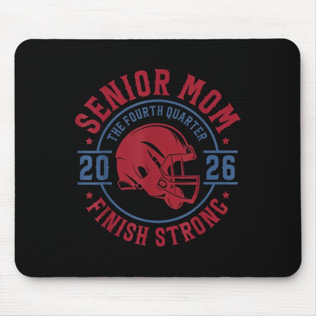 Mousepad Senior Football Mom 2026 The Final Quarter  (Frente)