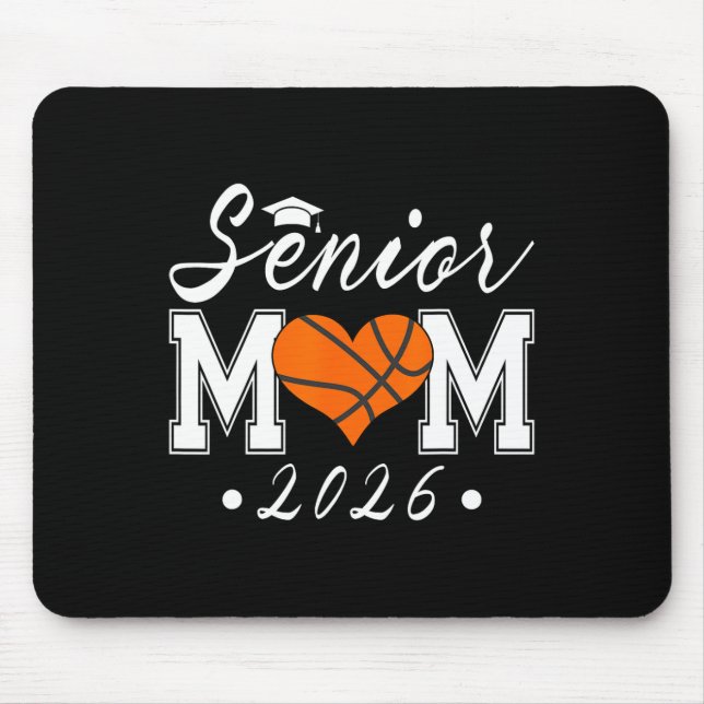 Mousepad Senior Mom 2026 Cl Of 2026 Sketll Graduate Mother  (Frente)