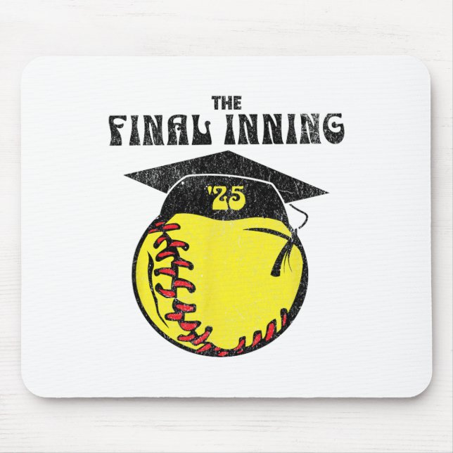Mousepad Senior Softll 2025 The Final Inning Angustiado Gra (Frente)