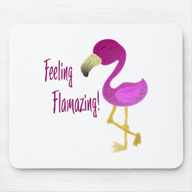 Mousepad Sensação de Flamingo incrível (Frente)