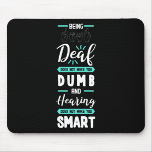 Mousepad Sensibilização Asl Linguagem de Sinais Americanos