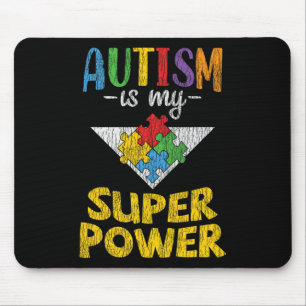 Mousepad Sensibilização Autismo - É Minha Superpotência Cri