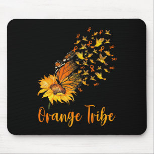 Mousepad Sensibilização Borboleta de Girassol Tribo de Fita