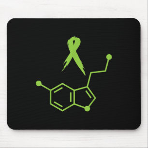 Mousepad Sensibilização da Praia da Serotonina Verde em Fit