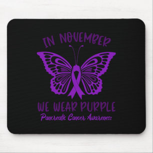 Mousepad Sensibilização Do câncer de pâncreas Em Novembro V