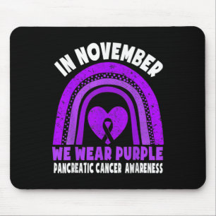 Mousepad Sensibilização Do câncer de pâncreas Em Novembro V
