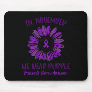 Mousepad Sensibilização Do câncer de pâncreas Em Novembro V