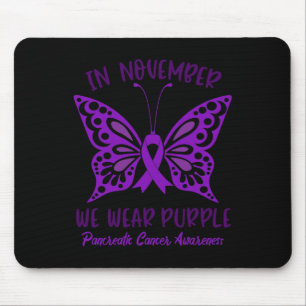 Mousepad Sensibilização Do câncer de pâncreas Em Novembro V