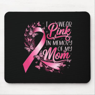 Mousepad Sensibilização Do Cancer Eu Visto Rosa Em Memória