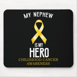 Mousepad Sensibilização do cancer infantil Meu sobrinho é m