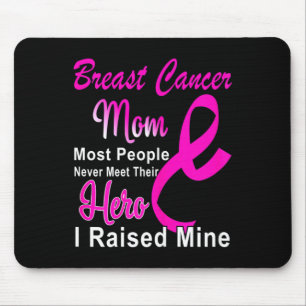 Mousepad Sensibilização do Cancer Mãe Guerreiro do Cancer d