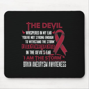 Mousepad Sensibilização do Cérebro Eu sou o Diabo das Tempe