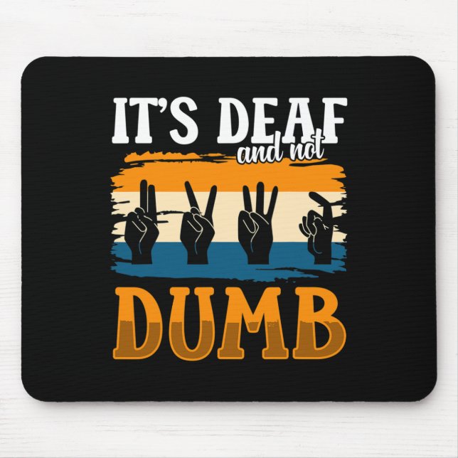 Mousepad Sensibilização E Orgulho 1 Da Mão De Asl (Frente)
