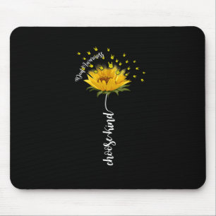 Mousepad Sensibilização Girassol Escolher Boca Amarela Tipo