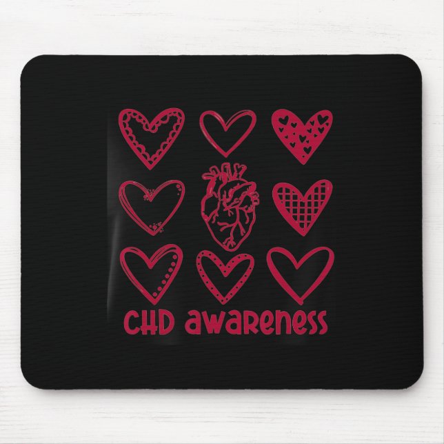 Mousepad Sensibilização Infantil Doença Anatômica Cardíaca  (Frente)