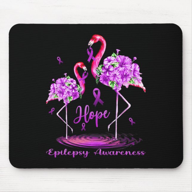Mousepad Sensibilização para a Epilepsia Flamingo (Frente)