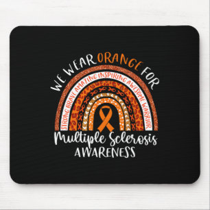 Mousepad Sensibilização para a esclerose Vestimos a laranja
