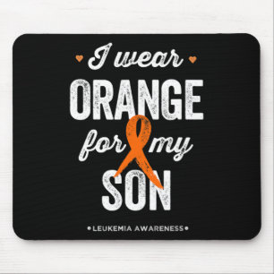 Mousepad Sensibilização para a leucemia Eu visto Faixa Lara