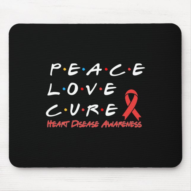 Mousepad Sensibilização para a paz e paz (Frente)