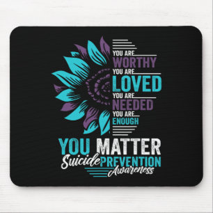 Mousepad Sensibilização Para A Prevenção Do Suicídio Você É