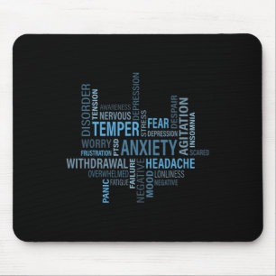 Mousepad Sensibilização para a saúde Ansiedade Depressão