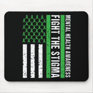 Mousepad Sensibilização Para A Saúde Mental Combater O Esti