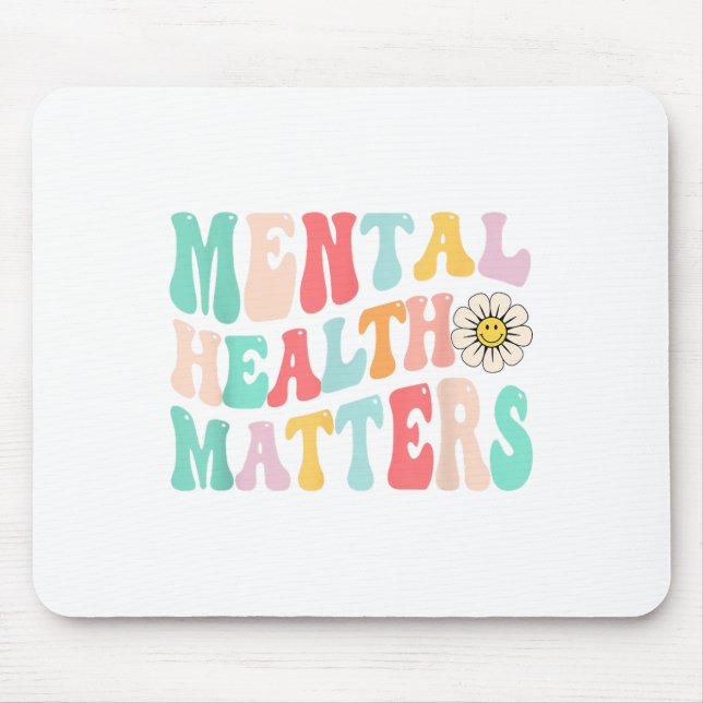 Mousepad Sensibilização para a Saúde Mental do Groovy - Cur (Frente)