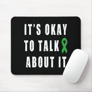 Mousepad Sensibilização Para A Saúde Mental Está Tudo Bem F