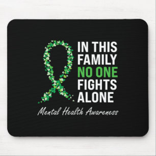Mousepad Sensibilização para a saúde mental Faixa Verde 3