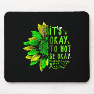 Mousepad Sensibilização Para A Saúde Mental Girassol Está T