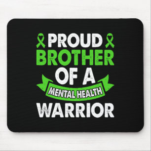 Mousepad Sensibilização Para A Saúde Mental Irmão Do Guerre