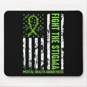 Mousepad Sensibilização Para A Saúde Mental Mês Luta Contra