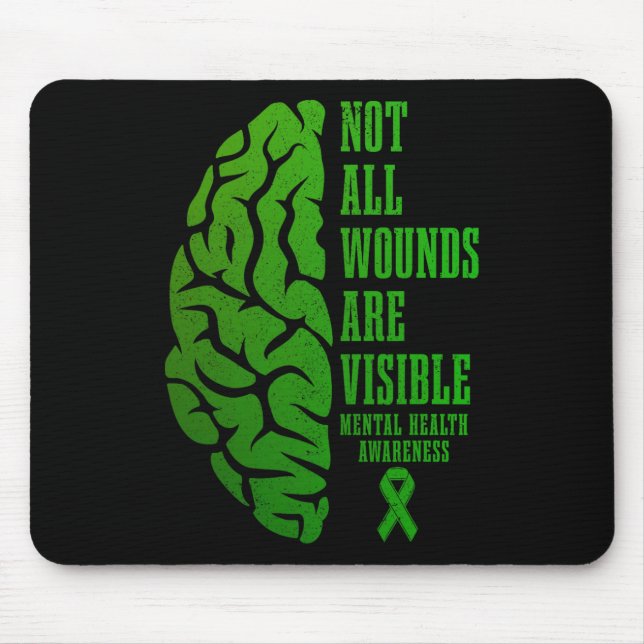 Mousepad Sensibilização Para A Saúde Mental Não Importa Que (Frente)