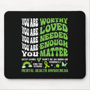 Mousepad Sensibilização Para A Saúde Mental S Suporte Motiv