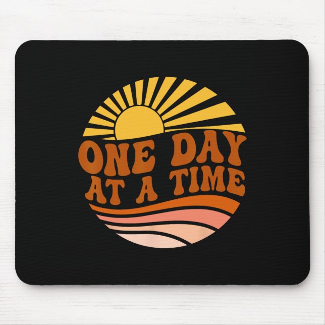 Mousepad Sensibilização Para A Saúde Um Dia De Cada Vez Ref (Frente)