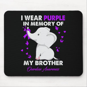 Mousepad Sensibilização para a sobredosagem de elefantes Eu