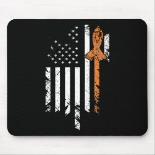 Mousepad Sensibilização para o Cancer da Leucemia Vintage c