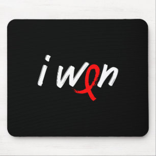 Mousepad Sensibilização para o Cancer Sanguíneo - Eu Ganhei
