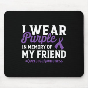Mousepad Sensibilização Por Sobredosagem Eu Visto Roxo Para
