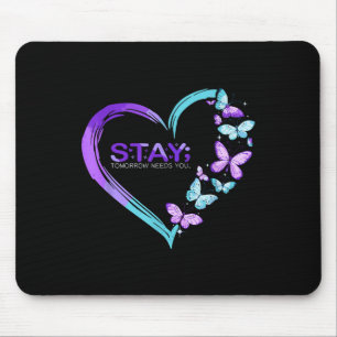 Mousepad Sensibilização suicida Ficar amanhã precisa de voc
